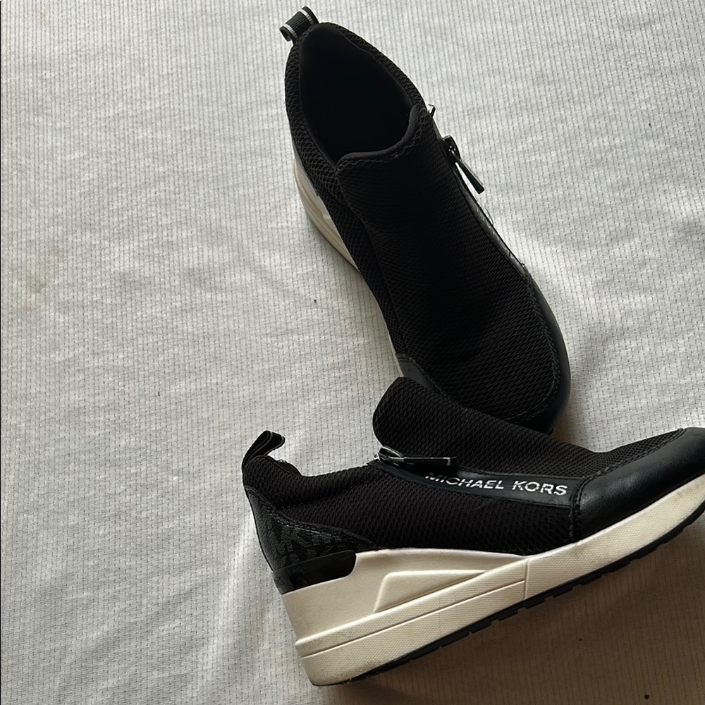 Michael Kors Black and White Kids Shoes